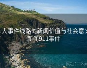 91大事件线路的新闻价值与社会意义，新闻911事件
