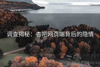 调查揭秘：杏吧网页端背后的隐情