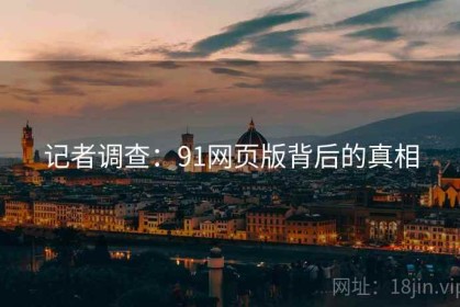 记者调查：91网页版背后的真相