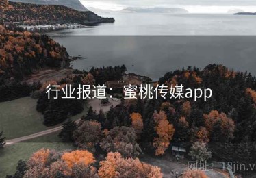 行业报道：蜜桃传媒app