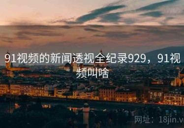 91视频的新闻透视全纪录929，91视频叫啥
