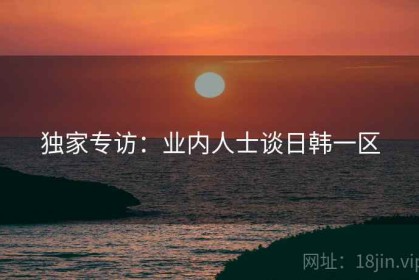 独家专访：业内人士谈日韩一区