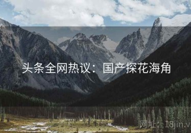 头条全网热议：国产探花海角