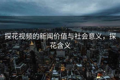 探花视频的新闻价值与社会意义，探花含义