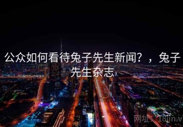 公众如何看待兔子先生新闻？，兔子先生杂志