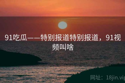 91吃瓜——特别报道特别报道，91视频叫啥