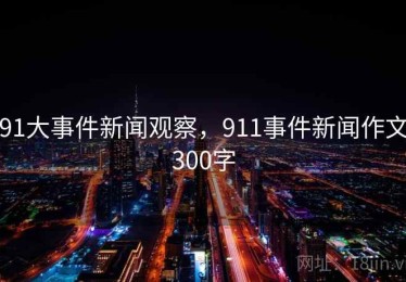 91大事件新闻观察，911事件新闻作文300字